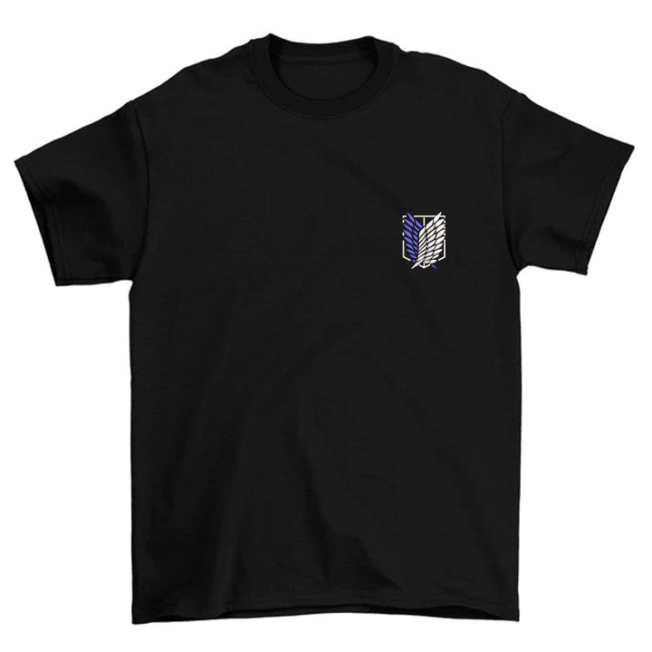 KAEL -Eren Yeager Oversize Tshirt Yeniden Yapılandırılmış Nakış