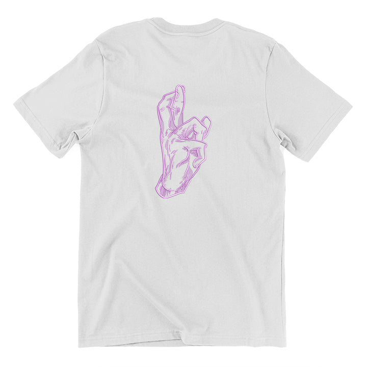 KAEL - Gojo Satoru Cursed Hand Sign Oversize Tshirt Yeniden Yapılandırılmış Nakış