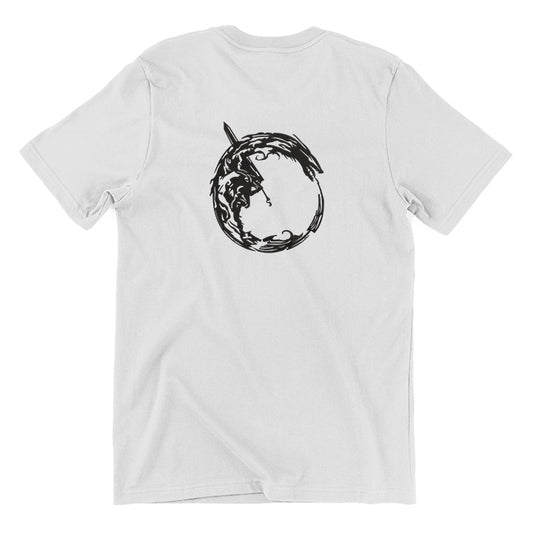 KAEL - Guts Sırt Dragon Oversize Tshirt Yeniden Yapılandırılmış Nakış